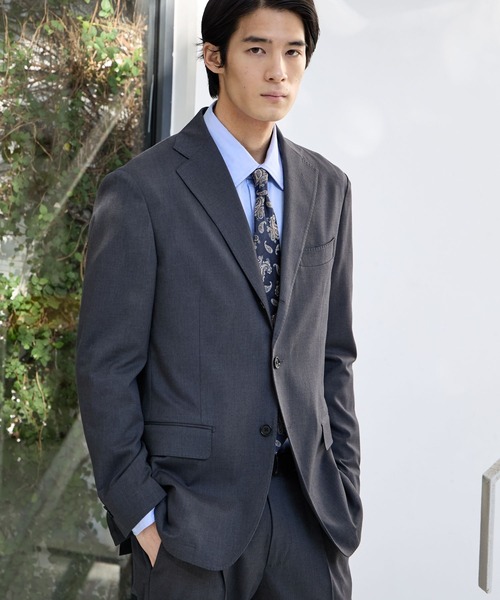 GLOBAL WORK（グローバルワーク）の「ストレッチTWジャケット/Salon de GW/600867（テーラードジャケット・メンズ・ネイビー/グレイッシュベージュ/チャコールグレー/モカ・X-LARGE/LARGE/MEDIUM/SMALL）」の7枚目の写真