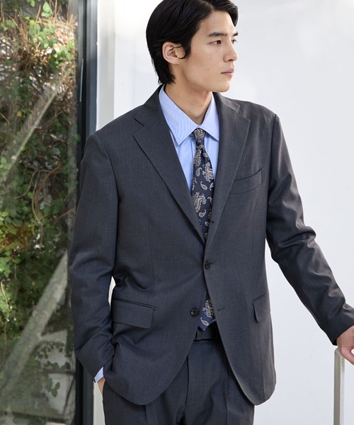 GLOBAL WORK（グローバルワーク）の「ストレッチTWジャケット/Salon de GW/600867（テーラードジャケット・メンズ・ネイビー/グレイッシュベージュ/チャコールグレー/モカ・X-LARGE/LARGE/MEDIUM/SMALL）」の8枚目の写真