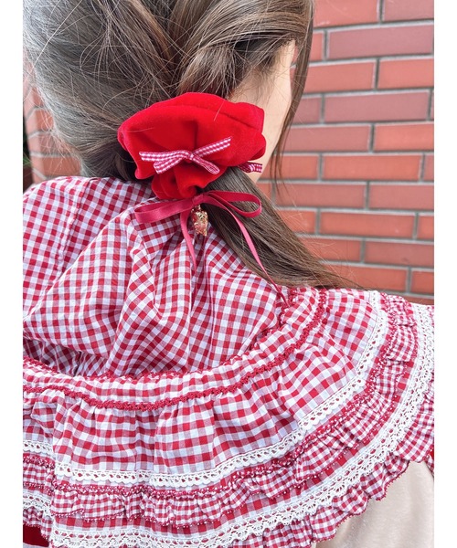 リボンいっぱいベロアシュシュ（シュシュ）｜PINK HOUSE（ピンクハウス