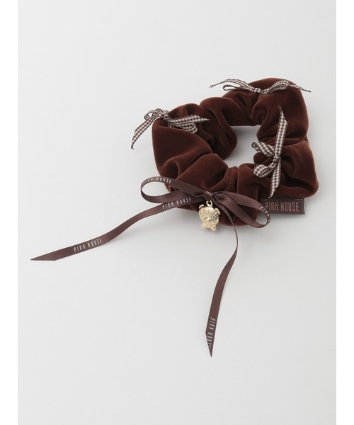 リボンいっぱいベロアシュシュ（シュシュ）｜PINK HOUSE（ピンクハウス