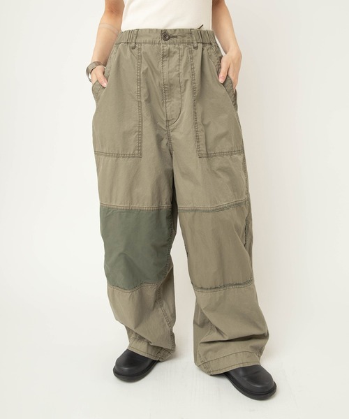 RNA-N（アールエヌエーエヌ）の「R4437 リメイクベイカーパンツ（その他パンツ・レディース・オリーブ/スミクロ・FREE）」の3枚目の写真