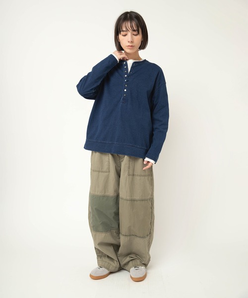 RNA-N（アールエヌエーエヌ）の「R4437 リメイクベイカーパンツ（その他パンツ・レディース・オリーブ/スミクロ・FREE）」の10枚目の写真