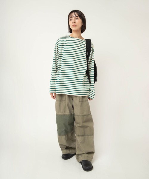 RNA-N（アールエヌエーエヌ）の「R4437 リメイクベイカーパンツ（その他パンツ・レディース・オリーブ/スミクロ・FREE）」の11枚目の写真