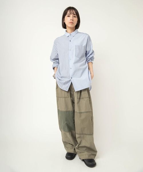 RNA-N（アールエヌエーエヌ）の「R4437 リメイクベイカーパンツ（その他パンツ・レディース・オリーブ/スミクロ・FREE）」の12枚目の写真