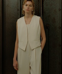 ADAM ET ROPE'｜アダムエロペのオールインワン・サロペット（ホワイト