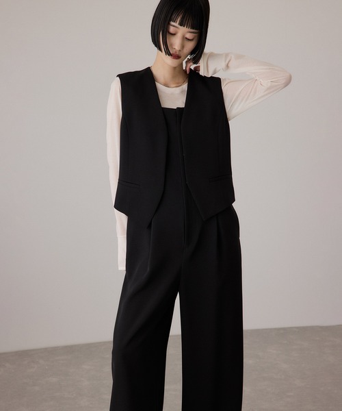 サステナブル】ジレコンビロンパース（つなぎ/オールインワン）｜ADAM