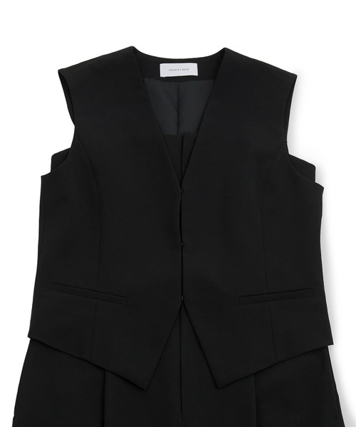 サステナブル】ジレコンビロンパース（つなぎ/オールインワン）｜ADAM