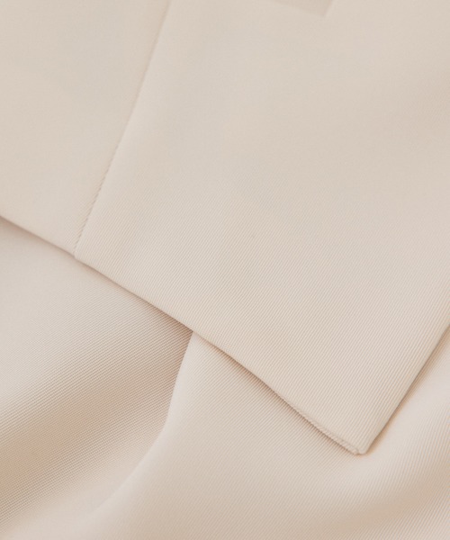 ADAM ET ROPE'（アダムエロペ）の「【サステナブル】ジレコンビロンパース（つなぎ/オールインワン・レディース・キナリ/ブラック・36/38）」の11枚目の写真