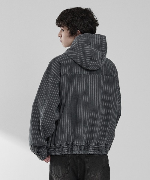 RUUBON（ルーボン）の「【RUUBON】fireman hooded hunting blouson / ファイヤーマン フーデッド ハンティング ブルゾン / フードジャケット（ブルゾン・メンズ・ブラック/グレー・L/M/S）」の14枚目の写真