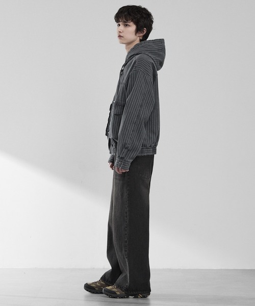 RUUBON（ルーボン）の「【RUUBON】fireman hooded hunting blouson / ファイヤーマン フーデッド ハンティング ブルゾン / フードジャケット（ブルゾン・メンズ・ブラック/グレー・L/M/S）」の17枚目の写真