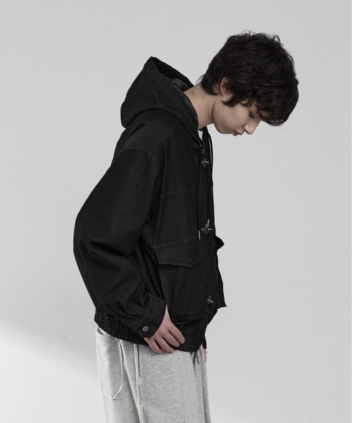 RUUBON（ルーボン）の「【RUUBON】fireman hooded hunting blouson / ファイヤーマン フーデッド ハンティング ブルゾン / フードジャケット（ブルゾン・メンズ・ブラック/グレー・L/M/S）」の21枚目の写真