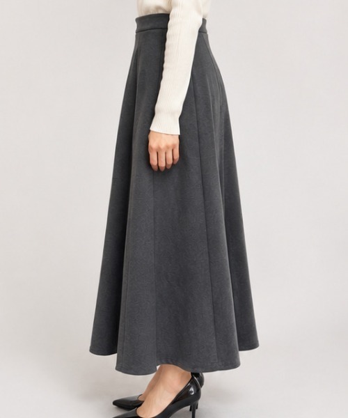 CHUL(チュル)の「フレアロングスカート(スカート・レディース・ブラック/ブラウン/グレー・SMALL/MEDIUM/LARGE/X-LARGE)」の7枚目の写真