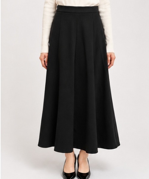 CHUL(チュル)の「フレアロングスカート(スカート・レディース・ブラック/ブラウン/グレー・SMALL/MEDIUM/LARGE/X-LARGE)」の11枚目の写真
