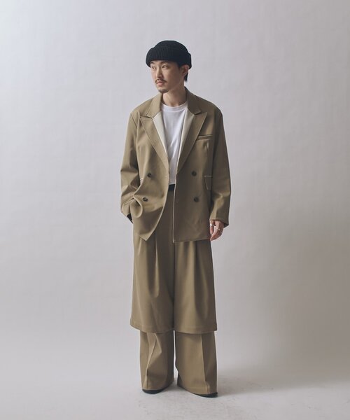 Lui's(ルイス)の「SURJENT レイヤードパンツ(その他パンツ・メンズ・ベージュ/ブラック・2/1)」の15枚目の写真