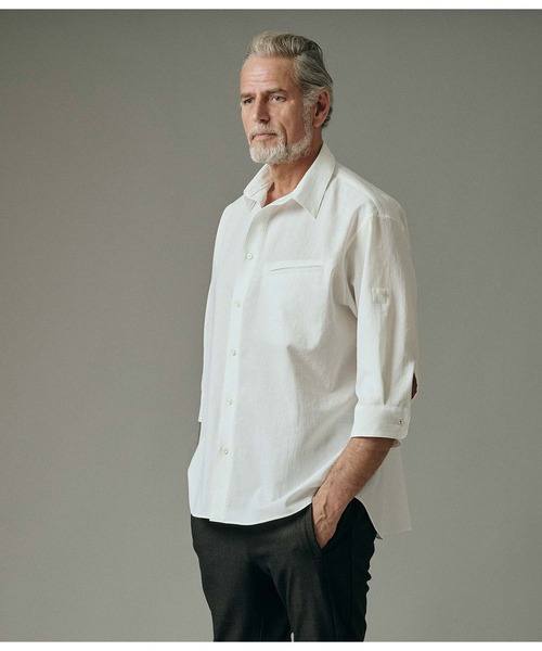 junhashimoto(ジュンハシモト)の「7SLEEVE SHIRTS(シャツ/ブラウス・メンズ・ホワイト・4/3)」の3枚目の写真