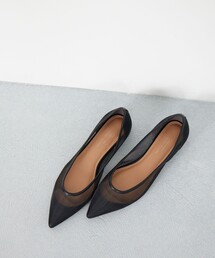 green label relaxing | ポインテッド チュール フラットシューズ(その他シューズ)