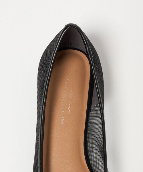 green label relaxing（グリーンレーベルリラクシング）の「ポインテッド チュール フラットシューズ（その他シューズ・レディース・シルバー/ブラック/その他1/ダークブラウン・25cm/24.5cm/24cm/23.5cm/23cm/22.5cm）」の10枚目の写真