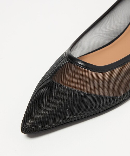 green label relaxing（グリーンレーベルリラクシング）の「ポインテッド チュール フラットシューズ（その他シューズ・レディース・シルバー/ブラック/その他1/ダークブラウン・25cm/24.5cm/24cm/23.5cm/23cm/22.5cm）」の11枚目の写真
