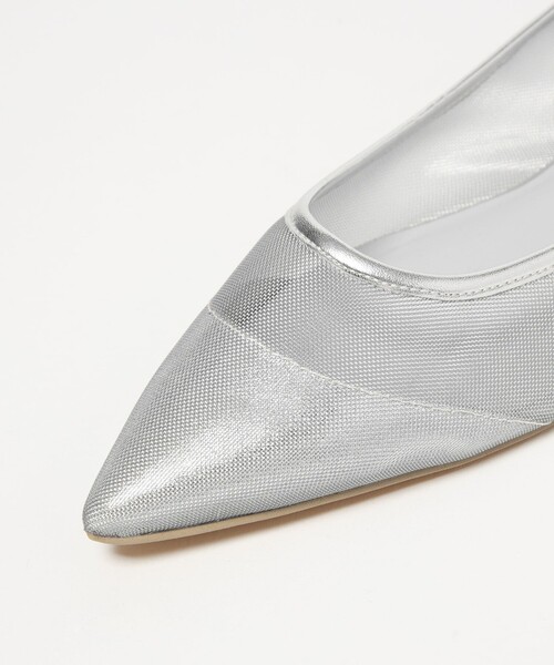green label relaxing（グリーンレーベルリラクシング）の「ポインテッド チュール フラットシューズ（その他シューズ・レディース・シルバー/ブラック/その他1/ダークブラウン・25cm/24.5cm/24cm/23.5cm/23cm/22.5cm）」の14枚目の写真