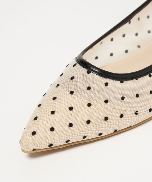 green label relaxing（グリーンレーベルリラクシング）の「ポインテッド チュール フラットシューズ（その他シューズ・レディース・シルバー/ブラック/その他1/ダークブラウン・25cm/24.5cm/24cm/23.5cm/23cm/22.5cm）」の20枚目の写真