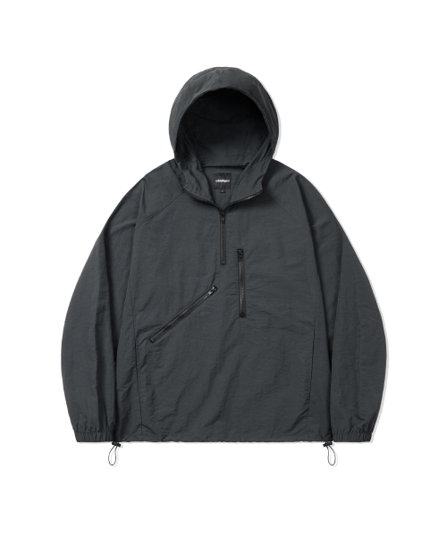 URBAN PLAYERS（アーバンプレイヤーズ）の「サラアノラックジャケット（チャコール）（ナイロンジャケット・レディース・チャコール・MEDIUM/LARGE）」の9枚目の写真