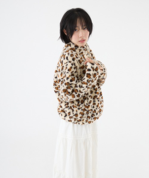 FCMM(エフシーエムエム)の「【日本限定】ASSORT FLEECE / アソートフリース(Tシャツ/カットソー・レディース・チェック/レオパード/ホワイト系その他・MEDIUM/SMALL)」の8枚目の写真