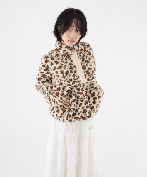 FCMM(エフシーエムエム)の「【日本限定】ASSORT FLEECE / アソートフリース(Tシャツ/カットソー・レディース・チェック/レオパード/ホワイト系その他・MEDIUM/SMALL)」の9枚目の写真