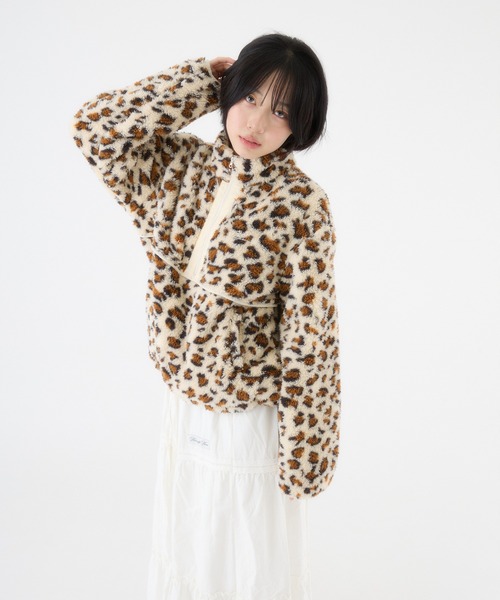 FCMM(エフシーエムエム)の「【日本限定】ASSORT FLEECE / アソートフリース(Tシャツ/カットソー・レディース・チェック/レオパード/ホワイト系その他・MEDIUM/SMALL)」の10枚目の写真