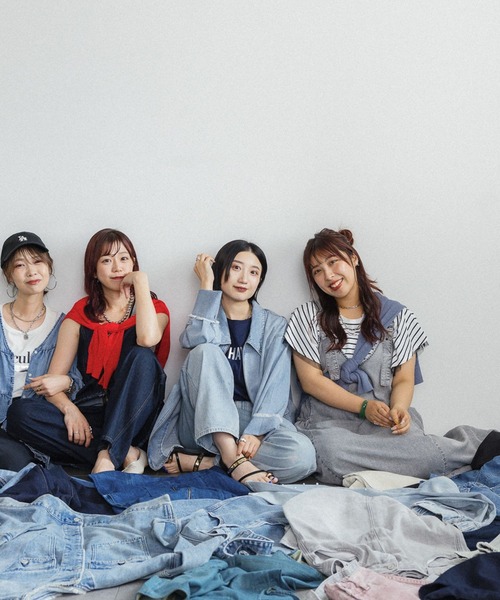 GLOBAL WORK(グローバルワーク)の「しゅりプロデュース/エアリーリラックスデニムワンピース/575069(ワンピース・レディース・ライトグレー・FREE)」の8枚目の写真