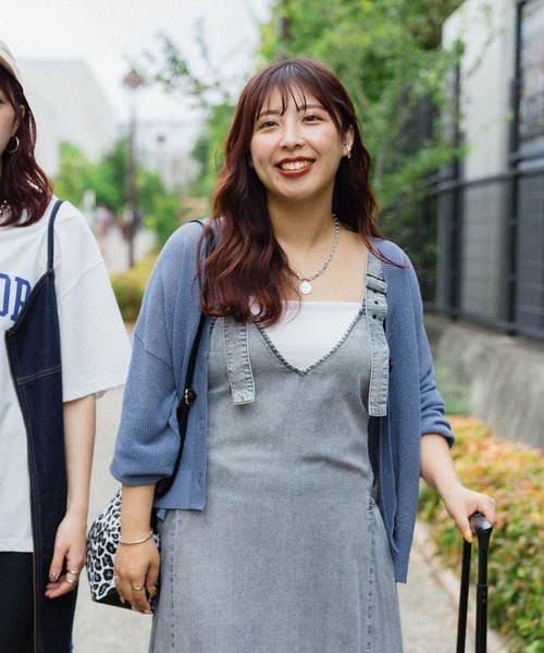 GLOBAL WORK(グローバルワーク)の「しゅりプロデュース/エアリーリラックスデニムワンピース/575069(ワンピース・レディース・ライトグレー・FREE)」の5枚目の写真