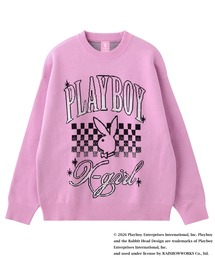 X-girl | PLAYBOY × X-girl JACQUARD KNIT TOP(ニット/セーター)