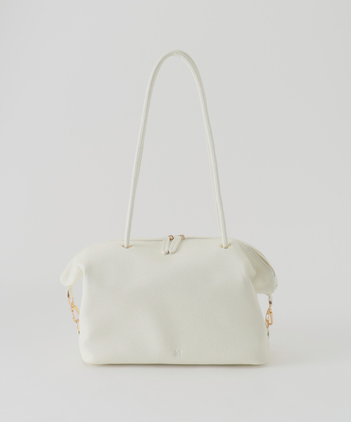 ＆MyuQ（アンドミューク）の「《追加・新色カラー別注》&MyuQ/アンドミューク TAMTON ボストンバッグ（ショルダーバッグ・レディース・ブラック/ホワイト・FREE）」の21枚目の写真