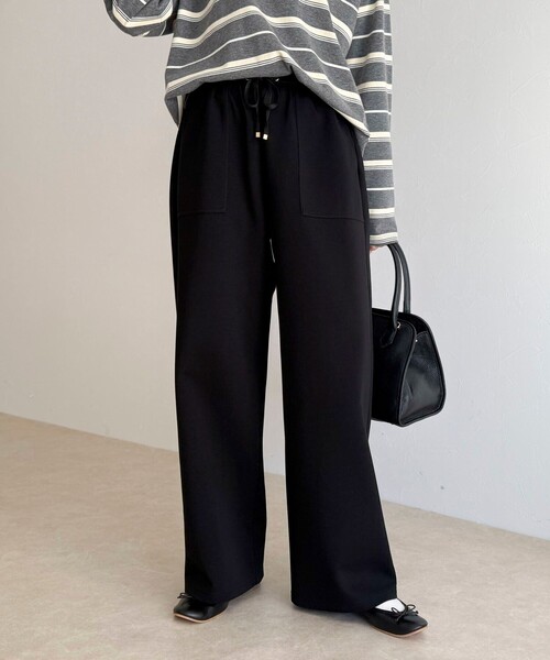 fredy emue（フレディエミュ）の「ポンチイージーベイカーパンツ（その他パンツ・レディース・ブラック/チャコールグレー/オフホワイト・38/36）」の14枚目の写真