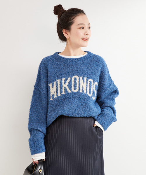 セール】《追加2》MIXブークレーロゴニット（ニット/セーター）｜B.C