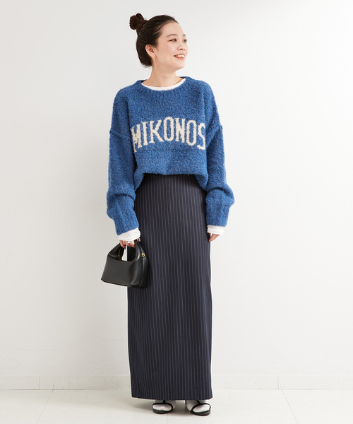 セール】《追加2》MIXブークレーロゴニット（ニット/セーター）｜B.C