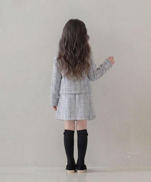 Rora(ローラ)の「アイリス セットアップスーツ(セットアップ・キッズ・ホワイト×ブルー・120cm/130cm/110cm)」の4枚目の写真