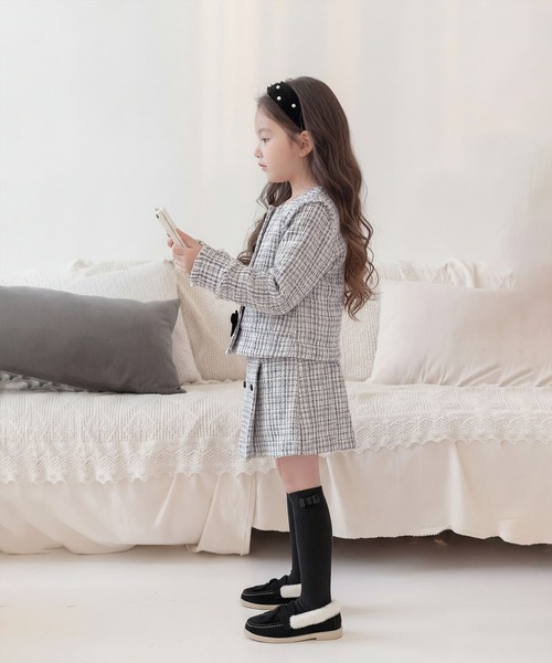 Rora(ローラ)の「アイリス セットアップスーツ(セットアップ・キッズ・ホワイト×ブルー・120cm/130cm/110cm)」の7枚目の写真