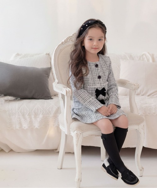 Rora(ローラ)の「アイリス セットアップスーツ(セットアップ・キッズ・ホワイト×ブルー・120cm/130cm/110cm)」の10枚目の写真