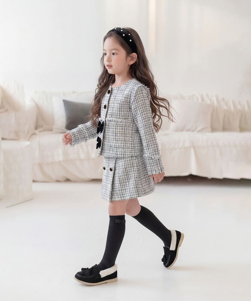 Rora(ローラ)の「アイリス セットアップスーツ(セットアップ・キッズ・ホワイト×ブルー・120cm/130cm/110cm)」の6枚目の写真