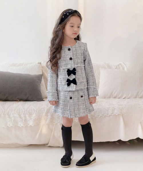 Rora(ローラ)の「アイリス セットアップスーツ(セットアップ・キッズ・ホワイト×ブルー・120cm/130cm/110cm)」の8枚目の写真