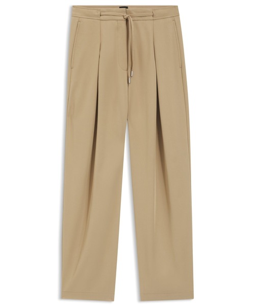 BOSS(ボス)の「【オンライン限定】テーパードフィットパンツ フロントタック(チノパンツ・レディース・ベージュ・34/32/38/36)」の6枚目の写真
