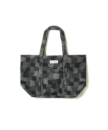 LORES（ロアス）の「Mosaic Denim Tote Bag - Black（トートバッグ）」