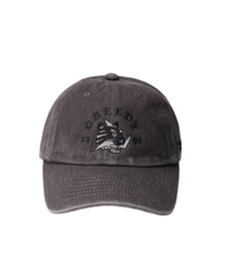 OURPOCKETS（アワーポケッツ）の「グリッドタイガーデニムボールキャップ（チャコールグレー）（キャップ）」