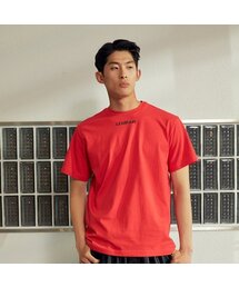 LEADRAW（リドロウ）の「タイム 半袖Tシャツ _ レッド（Tシャツ/カットソー）」