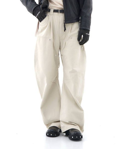 CONZ（コンズ）の「Dickies×CONZ DOUBLE KNEE CURVED LEG PANTS