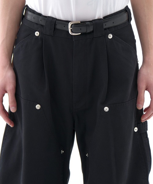 CONZ(コンズ)の「Dickies×CONZ DOUBLE KNEE CURVED LEG PANTS(チノパンツ・メンズ・ブラック/ライトベージュ/カーキ/グレー/ブルー・1/2/3)」の13枚目の写真