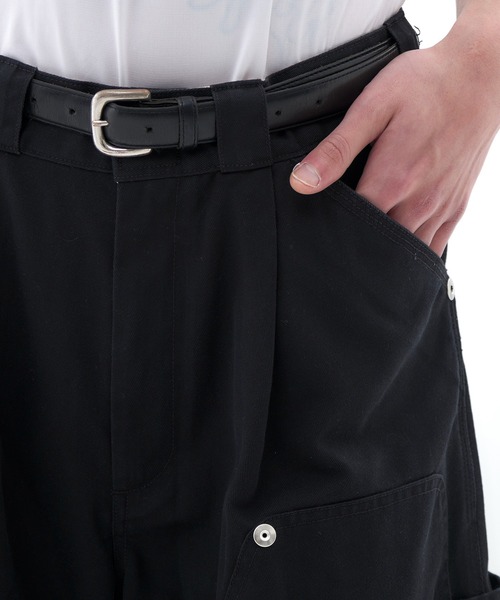 CONZ(コンズ)の「Dickies×CONZ DOUBLE KNEE CURVED LEG PANTS(チノパンツ・メンズ・ブラック/ライトベージュ/カーキ/グレー/ブルー・1/2/3)」の14枚目の写真