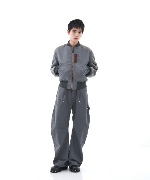 CONZ(コンズ)の「Dickies×CONZ DOUBLE KNEE CURVED LEG PANTS(チノパンツ・メンズ・ブラック/ライトベージュ/カーキ/グレー/ブルー・1/2/3)」の22枚目の写真