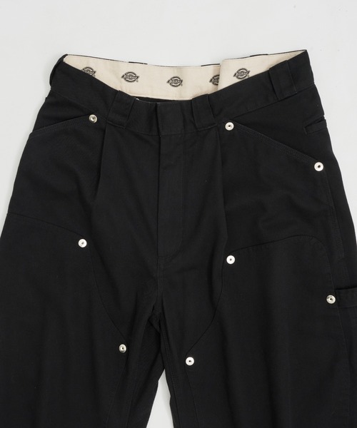 CONZ(コンズ)の「Dickies×CONZ DOUBLE KNEE CURVED LEG PANTS(チノパンツ・メンズ・ブラック/ライトベージュ/カーキ/グレー/ブルー・1/2/3)」の19枚目の写真
