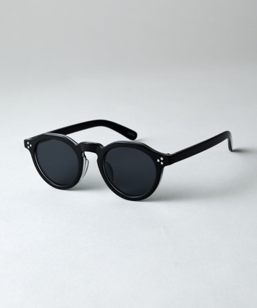 Lui's（ルイス）の「ボストンサングラス（サングラス・メンズ・ブラック系その他2/ブラック/ブラウン/ライトグレー/ブルー/ブラック系その他・FREE）」の3枚目の写真